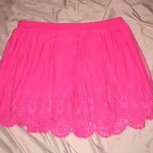 Pink skirt